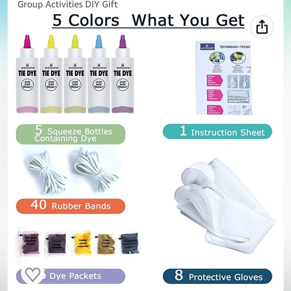Tie Dye Kits Pack of 3 - BNIB - Picture 3 of 8
